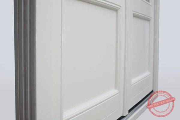 french door timber
