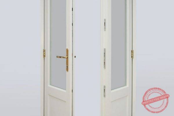 wooden french doors
