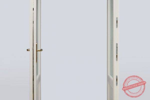 french doors with panel