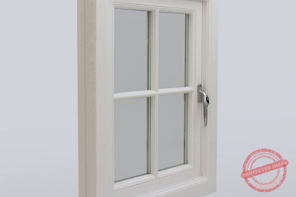 wooden flush casement windows