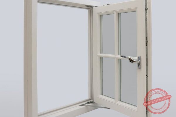 wooden flush casement windows